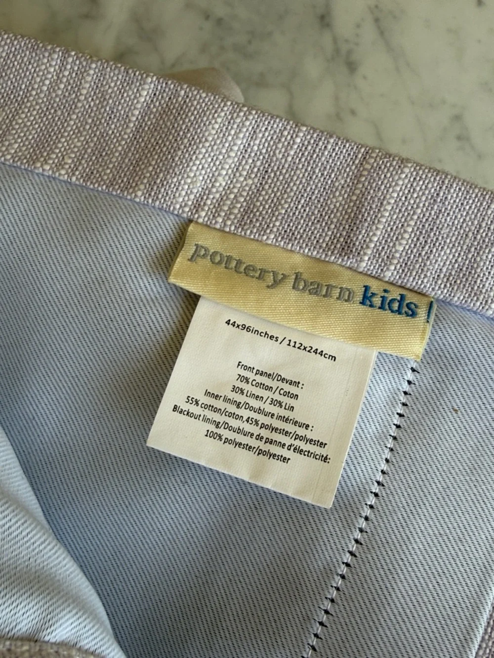 Pottery Barn Kids Evelyn Black Out Drapes
